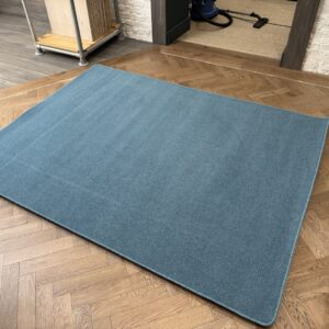 Woolmix Rug - Large with Whipped Edge, Blue (180 X 240)