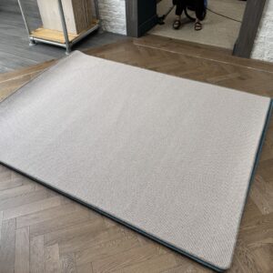 Wool Rug - Large with Whipped Edge, Beige, Neutral, Grey (180 X 240)