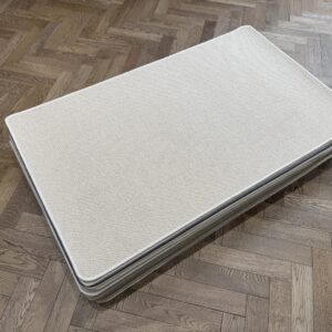 Wool Rug - Small with Whipped Edge, Cream (90 X 150)