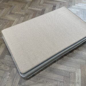 Wool Rug - Small with Whipped Edge, Warm Beige (90 X 150)