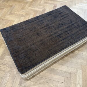 Tencel Rug - Small with Whipped Edge, Blue, Copper (90 X 150)
