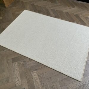 Wool Rug - Medium with Whipped Edge, Cream, Neutral, Beige (120 X 180)