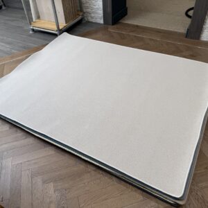 Wool Rug - Large with Whipped Edge, Beige, Neutral, Grey (180 X 240)