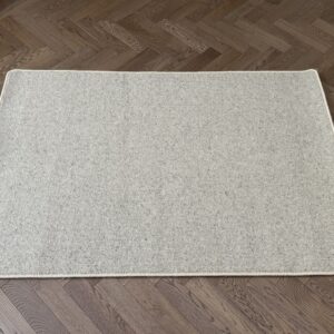Wool Rug - Medium with Whipped Edge, Beige, Neutral, Grey (120 X 180)