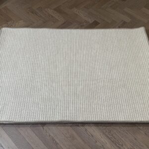 Wool Rug - Medium with Whipped Edge, Beige, Neutral (120 X 180)