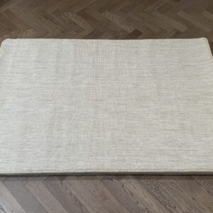 Wool Rug - Medium with Whipped Edge, Beige, Neutral (120 X 180)