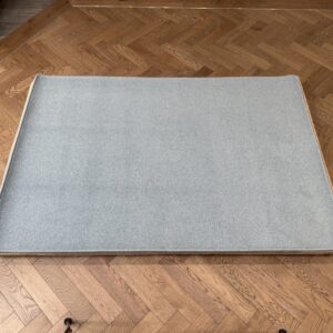 Woolmix Rug - Medium with Whipped Edge, Blue, Grey (120 X 180)