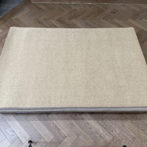 Woolmix Rug - Medium with Whipped Edge, Warm Beige (120 X 180)