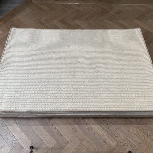 Wool Rug - Medium with Whipped Edge, Beige, Neutral (120 X 180)