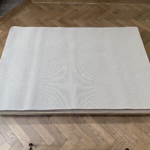 Wool Rug - Medium with Whipped Edge, Neutral, Grey (120 X 180)