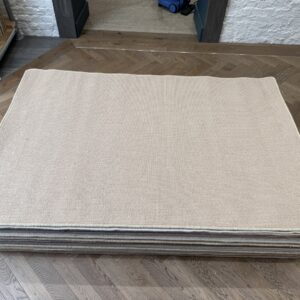 Wool Rug - Medium with Whipped Edge, Beige (120 X 180)