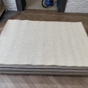 Wool Rug - Medium with Whipped Edge, Beige, Neutral (120 X 180)