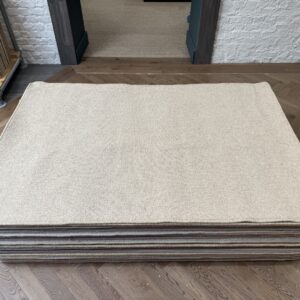 Wool Rug - Medium with Whipped Edge, Beige (120 X 180)