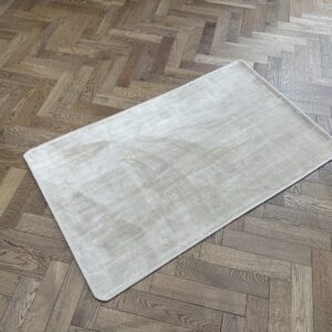 Tencel Rug - Small with Whipped Edge, Beige, Neutral (90 X 150)