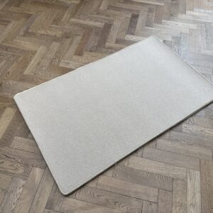 Wool Rug - Small with Whipped Edge, Silver (90 X 150)
