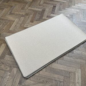 Wool Rug - Small with Whipped Edge, Grey (90 X 150)