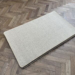 Wool Rug - Small with Whipped Edge, Beige (90 X 150)