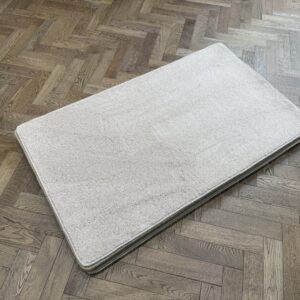 Synthetic Rug - Small with Whipped Edge, Neutral, Grey (90 X 150)