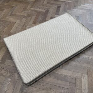 Wool Rug - Small with Whipped Edge, Beige, Neutral (90 X 150)