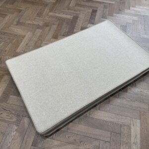 Woolmix Rug - Small with Whipped Edge, Neutral (90 X 150)