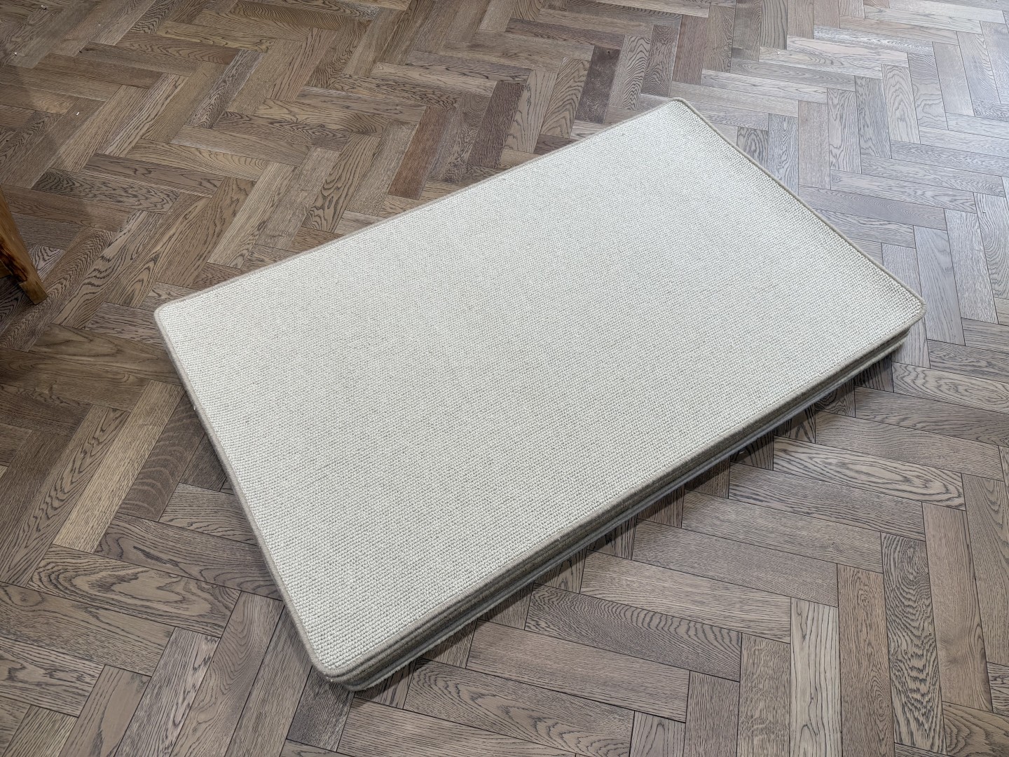 Woolmix Rug - Small with Whipped Edge, Neutral (90 X 150)
