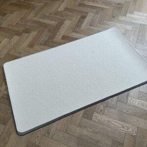 Wool Rug - Small with Whipped Edge, Neutral, Grey (90 X 150)