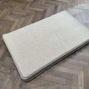 Wool Rug - Small with Whipped Edge, Beige, Neutral, Grey (90 X 150)