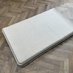 Wool Rug - Small with Whipped Edge, Beige, Neutral (90 X 150)