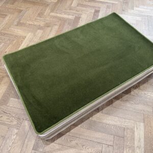 Wool Rug - Small with Whipped Edge, Green (90 X 150)
