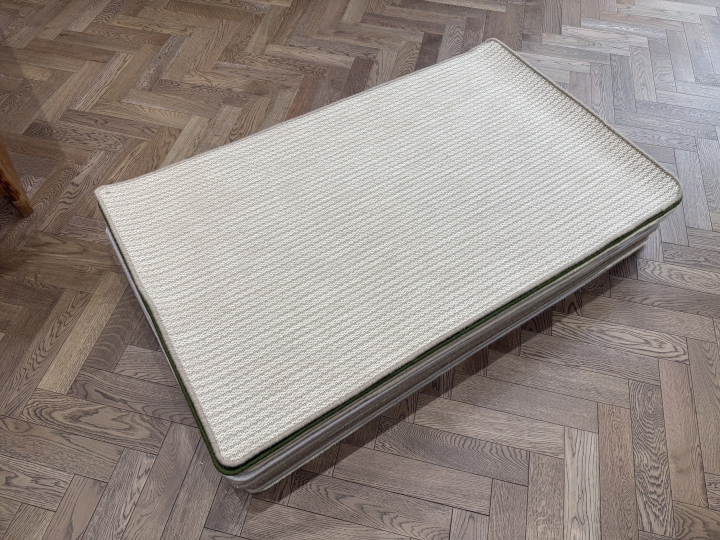 Wool Rug - Small with Whipped Edge, Beige, Neutral (90 X 150)
