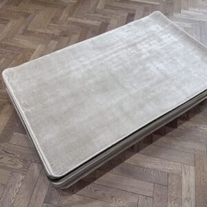 Tencel Rug - Small with Whipped Edge, Beige, Neutral (90 X 150)